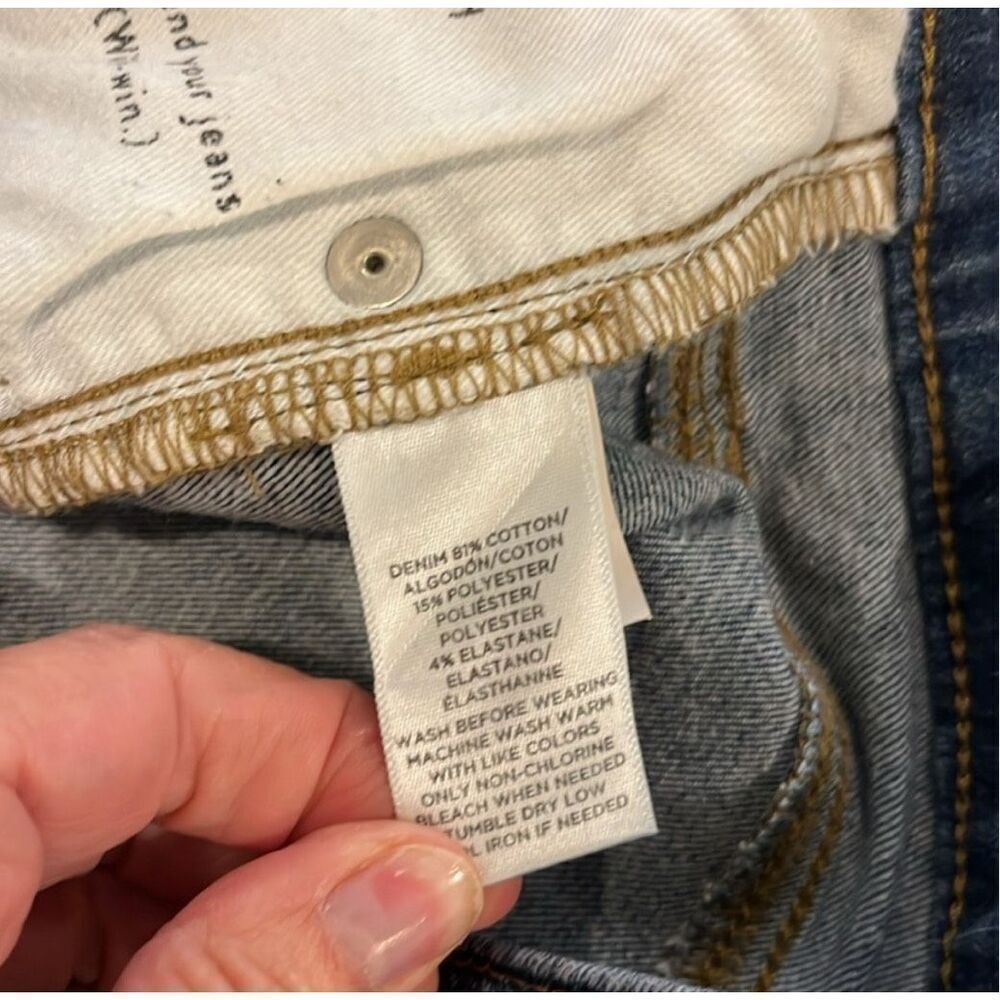 LOFT | modern skinny crop blue jeans 2/26 - Picture 8 of 10